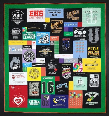 Graduation T-shirt quilt