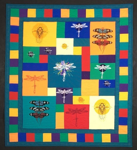 Andrea bug quilt - this is the coolest quilt ever!