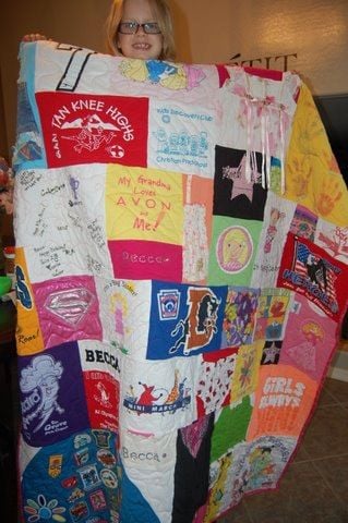 Birthday T-shirt Quilt