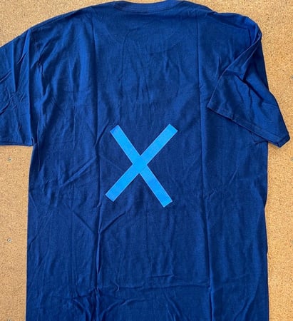 Don't X out blank areas on your T-shirts - we know now to use those areas