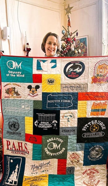 Julia's Christmas quilt