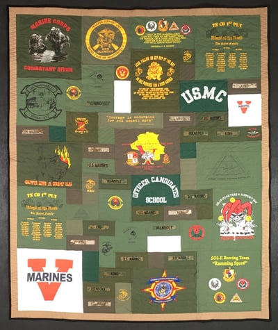 marine corp quilt