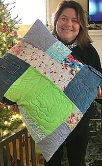 Memorial pillow for Christmas