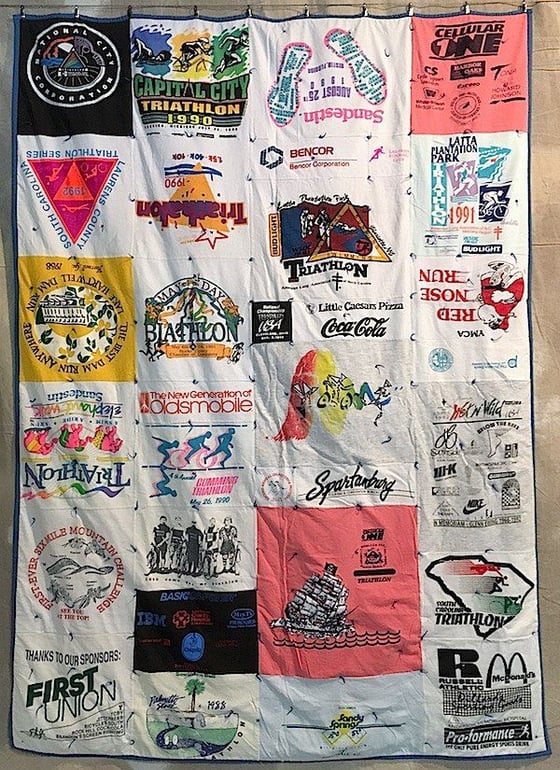 My first T-shirt quilt