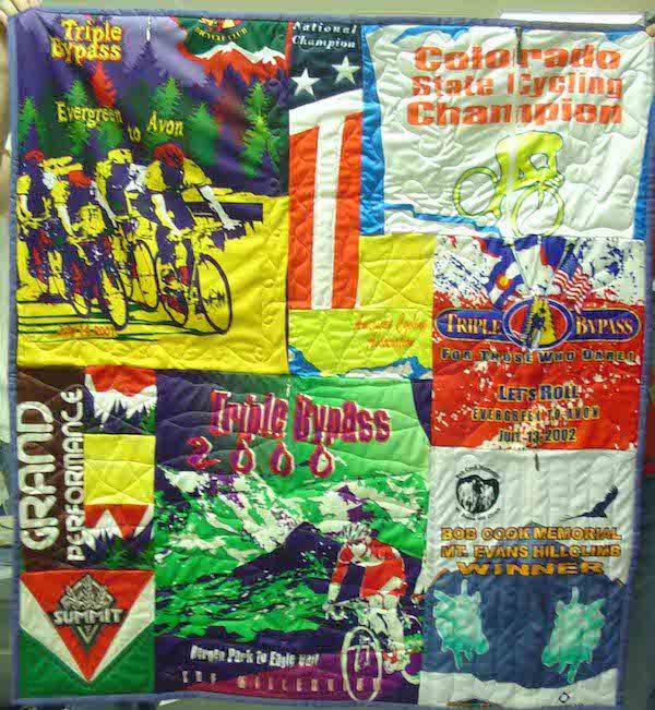 small bike jersey quilt