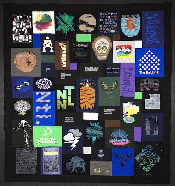 The Nationals  the band, T-shirt quilt