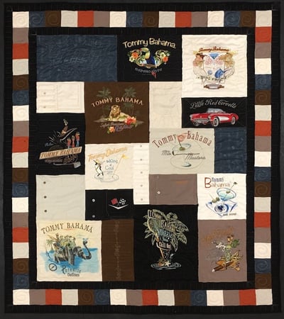 Tommy Bahama T-shirt Quilt