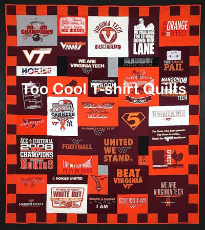 VT T-shirt quilt