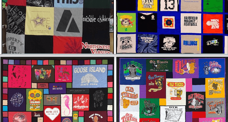 What style of T-shirt quilt are you looking for?